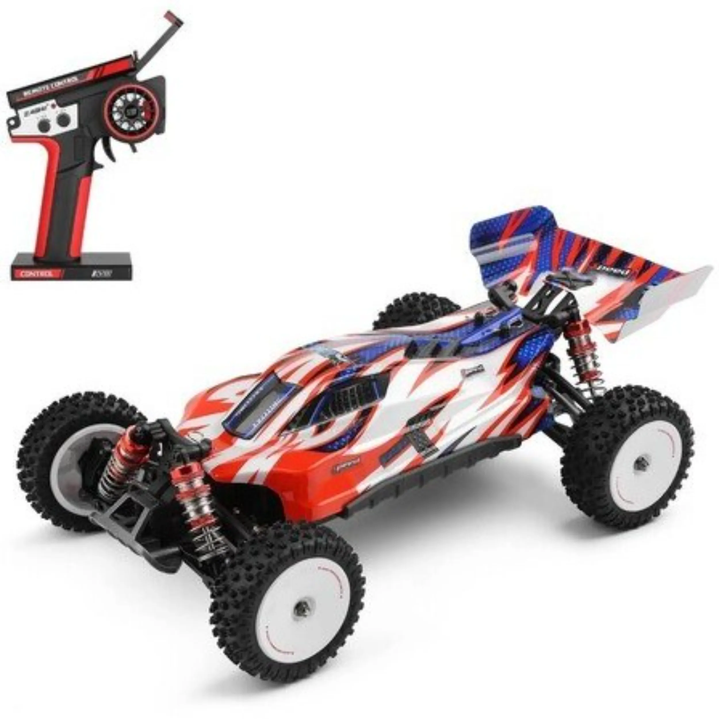 اسباب بازی ماشین کنترلی Wltoys 124008 با موتور براشلس